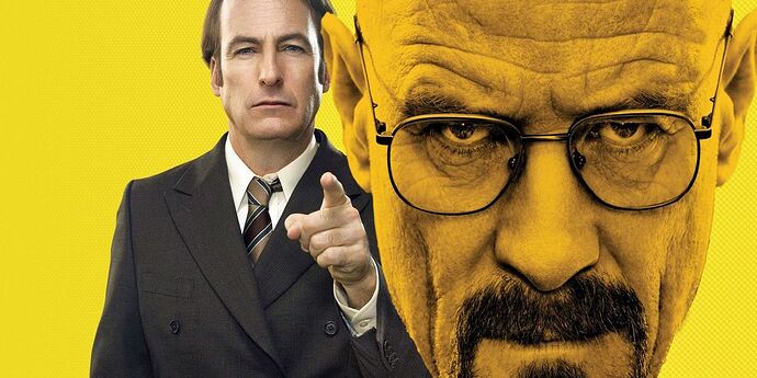 Bob-Odenkirk-as-Jimmy-McGill-in-Better-Call-Saul-and-Bryan-Cranston-as-Walter-White-in-Breaking-Bad