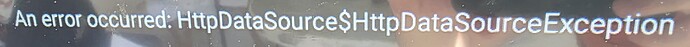 Onn stick error message