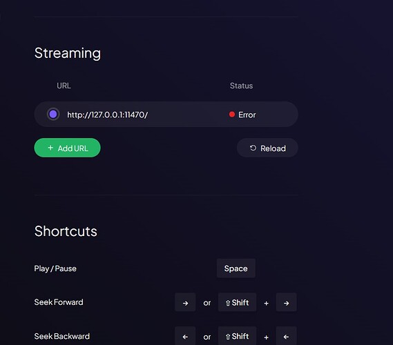 Stremio Error
