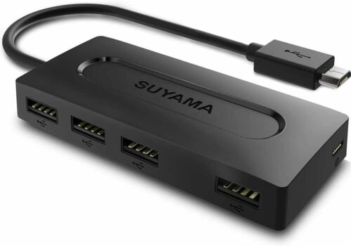 Suyama USB OTG Adapter - Micro USB Hub Adapter With Power Supply
