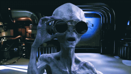 Alien Sunglasses gif
