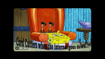 Sponge Bob No Internet!